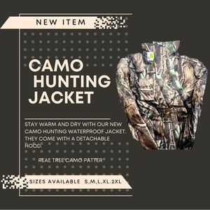 CAMO WATERPROOF BOMBER JACKET